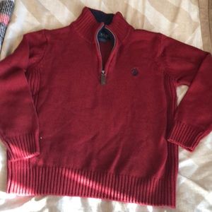 Boys polo maroon sweater